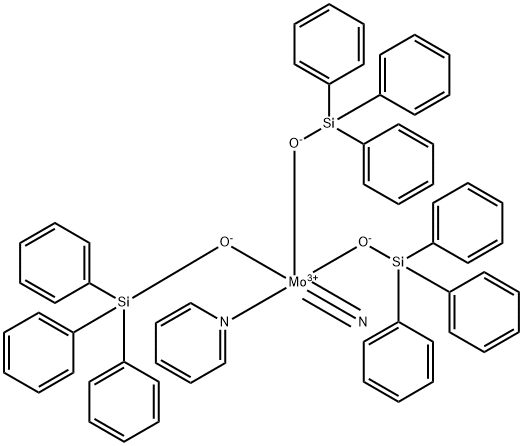 Tris(triphenylsilyloxy)molybdenum nitride pyridine complex