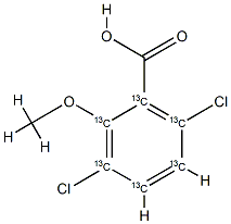 Dicamba-(phenyl-13C6)
		
	