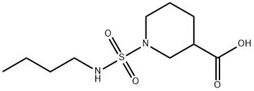 1-[(BUTYLAMINO)SULFONYL]-3-PIPERIDINECARBOXYLIC ACID