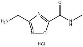3-(aminomethyl)-N-methyl-1,2,4-oxadiazole-5-carboxamide hydrochloride