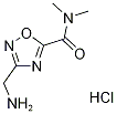 3-(aminomethyl)-N,N-dimethyl-1,2,4-oxadiazole-5-carboxamide hydrochloride