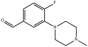 4-Fluoro-3-(4-methylpiperazin-1-yl)benzaldehyde