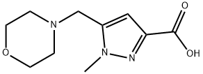 1H-Pyrazole-3-carboxylic acid, 1-methyl-5-(4-morpholinylmethyl)-