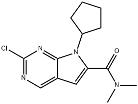 7H-Pyrrolo[2,3-d]pyriMidine-6-carboxaMide, 2-chloro-7-cyclopentyl-N,N-diMethyl-