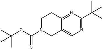 2-tert-Butyl-7,8-dihydro-5H-pyrido[4,3-d]pyriMidine-6-carboxylic acid tert-butyl este