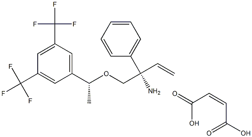 (S)-1-((R)-1-(3,5-bis(trifluoroMethyl)phenyl)ethoxy)-2-phenylbut-3-en-2-aMine Maleic acid