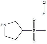 Pyrrolidine, 3-(methylsulfonyl)-, hydrochloride (1:1)