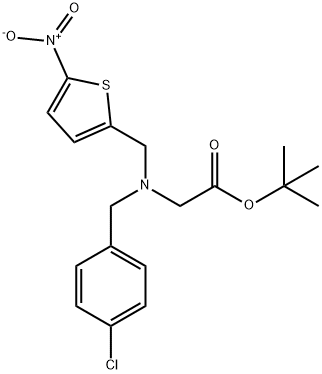 1,1-Dimethylethyl-N-[(4-chlorophenyl)methyl]-N-[(5-nitro-2-thienyl)methyl])glycinate