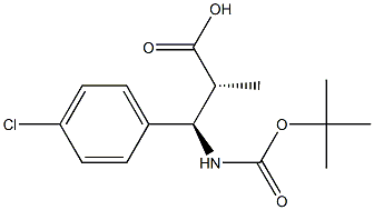 (2R, 3R)-3-(Boc-amino)-2-methyl-3-(4-chlorophenyl)propionic acid
		
	