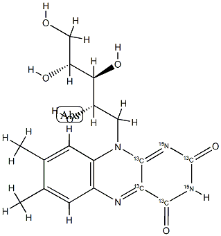 Riboflavin-[13C4,15N2] (Vitamin B2-[13C4,15N2])