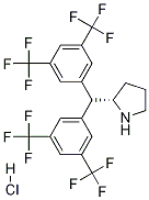 (S)-2-{Bis[3,5-bis(trifluoromethyl)phenyl]methyl}pyrrolidine  hydrochloride
