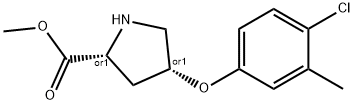 METHYL (2S,4S)-4-(4-CHLORO-3-METHYLPHENOXY)-2-PYRROLIDINECARBOXYLATE