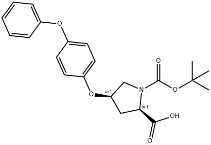 (2S,4S)-1-(TERT-BUTOXYCARBONYL)-4-(4-PHENOXY-PHENOXY)-2-PYRROLIDINECARBOXYLIC ACID
