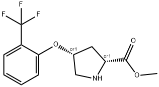 METHYL (2S,4S)-4-[2-(TRIFLUOROMETHYL)PHENOXY]-2-PYRROLIDINECARBOXYLATE