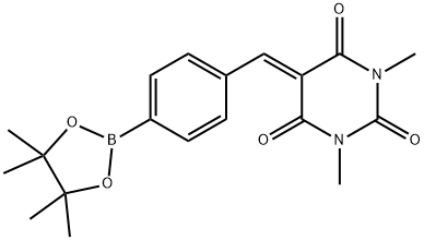 4-(1,3-Dimethyl-2,4,6-trioxohexahydropyrimidin-5-ylidenemethyl)benzeneboronic acid pinacol ester