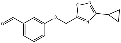 Benzaldehyde, 3-[(3-cyclopropyl-1,2,4-oxadiazol-5-yl)methoxy]-