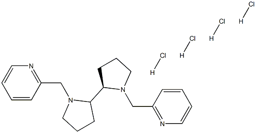 (2R,2′R)-1,1′-Bis(2-pyridinylmethyl)-2,2′-bipyrrolidine tetrahydrochloride
		
	