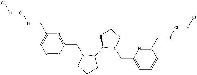 (2R,2′R)-1,1′-Bis(6-methyl-2-pyridinylmethyl)-2,2′-bipyrrolidine tetrahydrochloride
		
	
