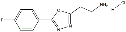 1,3,4-Oxadiazole-2-ethanamine, 5-(4-fluorophenyl)-, hydrochloride (1:1)