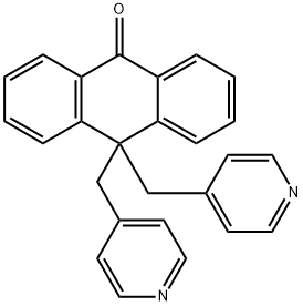 10,10-BIS(4-PYRIDINYLMETHYL)-9(10H)-ANTHRACENONE DIHYDROCHLORIDE
