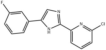 2-Chloro-6-(4-(3-fluorophenyl)-1H-imidazol-2-yl)pyridine