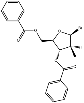 D-erythro-Pentofuranosyl bromide, 2-deoxy-2-fluoro-2-methyl-, 3,5-dibenzoate, (2R)-