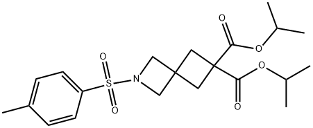 2-Azaspiro[3.3]heptane-6,6-dicarboxylic acid, 2-[(4-Methylphenyl)sulfonyl]-, 6,6-bis(1-Methylethyl) ester