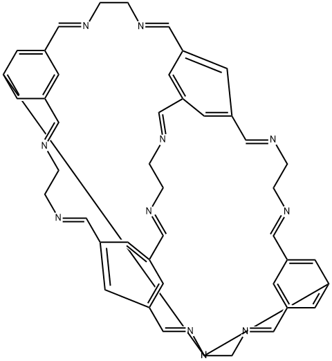 Ethane diamine cycloimine organic cage