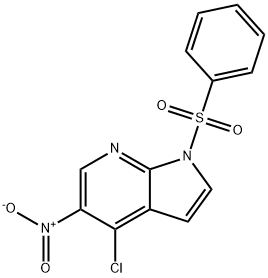 4-CHLORO-5-NITRO-1-(PHENYLSULFONYL)-1H-PYRROLO[2,3-B]PYRIDINE