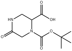 1-[(2-methylpropan-2-yl)oxycarbonyl]-5-oxopiperazine-2-carboxylic acid