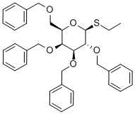 1-S-Ethyl 2,3,4,6-tetra-O-benzyl-b-D-thiogalactopyranoside