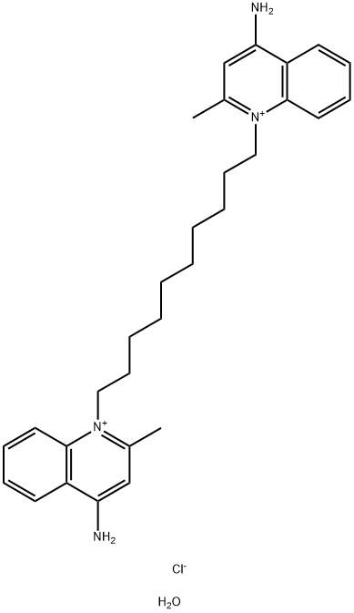 Dequalinium chloride hydrate
		
	