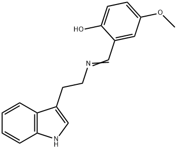 2-((2-(1H-INDOL-3-YL)-ETHYLIMINO)-METHYL)-4-METHOXY-PHENOL