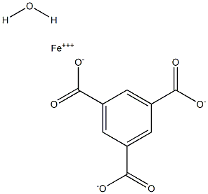 Iron(III) 1,3,5-benzenetricarboxylate hydrate, porous (F-free MIL-100(Fe), KRICT F100) [Iron trimesate]
