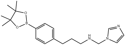 4-[3-(1-Imidazolyl)proplyaminomethyl]benzeneboronic acid pinacol ester