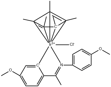 Chloro(pentaMethylcyclopentadienyl){5-Methoxy-2-{1-[(4-Methoxyphenyl)iMino-kN]ethyl}phenyl-kC}iridiuM(III), 99% Iridicycle-MeO