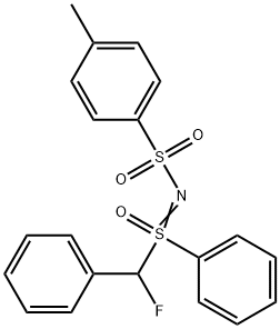 N-[(fluorophenylmethyl)oxidophenyl-λ4-sulfanylidene]-4-methyl-benzenesulfonamide