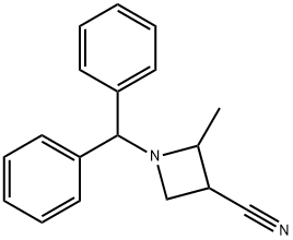 1-(diphenylmethyl)-2-methylazetidine-3-carbonitrile