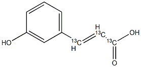 m-Coumaric acid-[13C3]