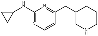 N-cyclopropyl-4-(piperidin-3-ylMethyl)pyriMidin-2-
aMine