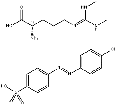 NG,NGμ-Dimethyl-L-arginine di(p-hydroxyazobenzene-pμ-sulfonate) salt