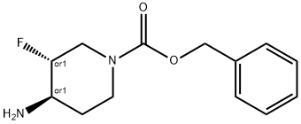 trans-1-Cbz-4-aMino-3-fluoropiperidine