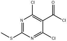 4,6-Dichloro-2-(Methylthio)pyriMidine-5-carbonyl Chloride