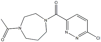 1-Acetyl-4-[(6-chloro-3-pyridazinyl)carbonyl]-1,4-diazepane