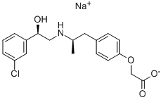 (+/-)-(R*,R*)-[4-[2-[[2-(3-CHLOROPHENYL)-2-HYDROXYETHYL] AMINO]PROPYL]PHENOXY]-ACETIC ACID SODIUM