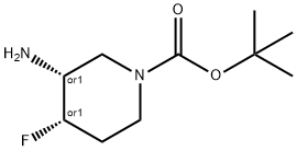 (3S,4R)-rel-3-AMino-1-Boc-4-fluoropiperidine