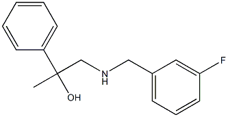 1-[(3-Fluorobenzyl)amino]-2-phenyl-2-propanol