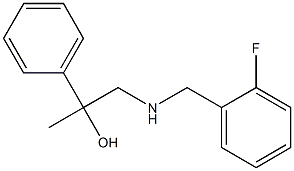 1-[(2-Fluorobenzyl)amino]-2-phenyl-2-propanol