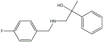1-[(4-Fluorobenzyl)amino]-2-phenyl-2-propanol
