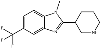 1-methyl-2-(piperidin-3-yl)-5-(trifluoromethyl)-1H-benzo[d]imidazole hydrochloride